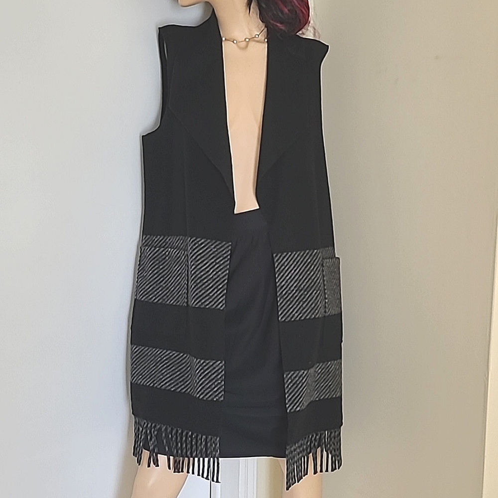 Tribal NWOT fringe vest